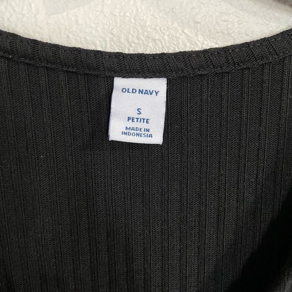 NWOT Old Navy ribbed black dress - Picture 4 of 5